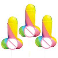 Vente en gros de sucettes sexuelles en forme de pénis pour adultes, avec étiquettes privées personnalisées, saveur fruitée, en vrac