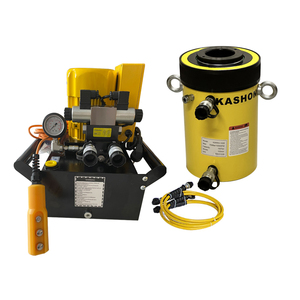 10000psi Enerpac שווה ערך כפול 30 60 100 150 טון בוכנה חלולה גליל ג'ק הרמה הידראולי למשיכה - Product Image 4