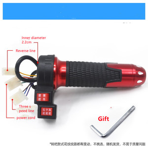 Acceleratore per Bicicletta Elettrica 24V/36V/48V/64V/72V/96V con Controller a 3 Velocità, <span class=keywords><strong>Manopola</strong></span> dell'Acceleratore per Bici Elettrica, Scooter, Triciclo - Product Image 3