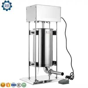 3L 5L 7L 10L 15L Vertical Manual Comercial Carne Moedor Sausage Stuffer Filler Enchimento Fazendo Máquina