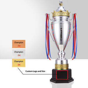 Jinzun ถ้วยรางวัลกีฬาชุบทองเหรียญเงินบาสเก็ตบอลเกมมงกุฎใหญ่แจกของรางวัล - Product Image 4