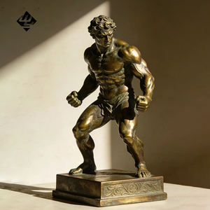 Escultura de Hércules en Bronce, Estatua Clásica del Héroe Griego para Decoración de Jardín o Plaza al Aire Libre - Product Image 2