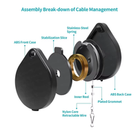 XXH - Dernier design d'accessoires VR pour la gestion des câbles, compatible avec HTV Vive Rift Vr Gaming Video Games, câble ABS de haute qualité