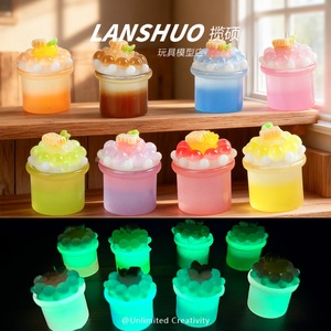 ชุดงานฝีมือเรซิ่นเค้กผลไม้เรืองแสง 3 มิติ Lanshuo สำหรับทำเครื่องประดับ DIY พวงกุญแจ จี้ ของตกแต่งบ้าน - Product Image 1
