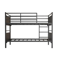 Cama de loft de acero moderno ajustable, marco de metal con acabado plateado para muebles del hogar para apartamento, dormitorio, Hotel, mercado de Oriente Medio