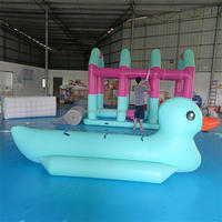 Tube gonflable de canard remorquable/bateau banane remorquable à l'eau/bateau banane de neige remorquable pour enfants et adultes