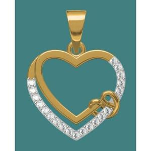 Luxueux VVS diamant or jaune Solitaire pendentif griffe réglage plaqué rhodium femmes fiançailles mariage bijoux à la mode chaud - Product Image 1