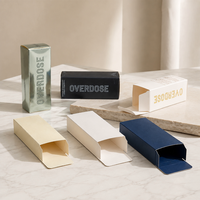 Boîte en carton personnalisée avec logo imprimé, finition brillante, pour emballage de sérum, fond de teint, rouge à lèvres, produits de soin de la peau, cosmétiques