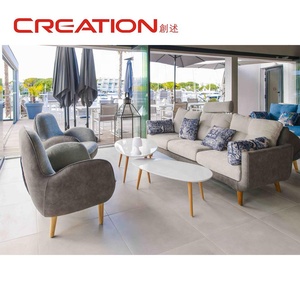 Meubles de suite d'hôtel de luxe, lit capitonné king size avec tables de chevet assorties pour les chambres d'hôtel - Product Image 6