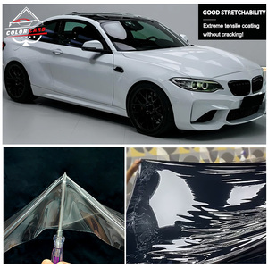 Película Protectora de Pintura para Automóvil de TPU Autoadhesiva Antiarañazos de 1.52*15M, Rechazo de Rayos UV al <span class=keywords><strong>99</strong></span>% e IR al 80%, Fácil de Instalar, Color Gris - Product Image 1