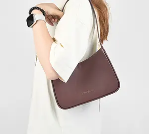 Custom Luxury Fashion Women's Handbag Ladies Stylish Genuine Real Leather Hobo Shoulder Bag For Women
