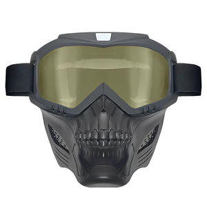 Lunettes de motard classiques pour lunettes de moto Kawasaki Suzuki Vintage avec verres polarisés et <span class=keywords><strong>sangle</strong></span> de confort réglable - Product Image 2