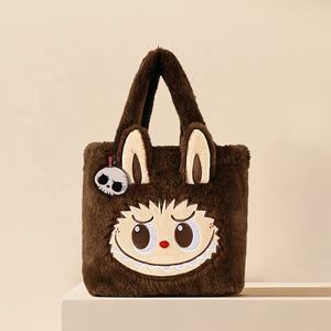 Sac à dos Sherpa Labubu Big Head de la série Genuine Bag Classics, sac fourre-tout portable de style féminin, sac à main <span class=keywords><strong>surprise</strong></span>, cadeau de Noël - Product Image 6