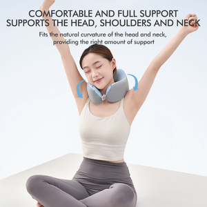 Tùy Chỉnh Ergonomic Xách Tay Chậm Phục Hồi Bộ Nhớ Bọt Mềm Cổ Warp Hỗ Trợ Hình Chữ U Du Lịch Gối Với Hộp Lưu Trữ - Product Image 5