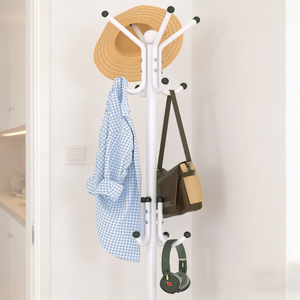<span class=keywords><strong>Perchero</strong></span> de pie con 12 ganchos, organizador metálico resistente para dormitorio y sala de estar, diseño moderno - Product Image 4
