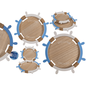 Plateau en bois, Bienvenue à bord - Product Image 1