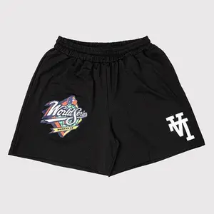 Shorts de sport confortables hommes multicolores hommes Shorts imprimés Polyester blanc hommes basket-ball maille Shorts