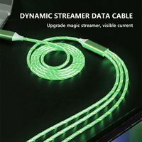 Câble USB 3 en 1 pour téléphone, chargeur mobile intelligent, ligne Micro Type C, charge rapide, données