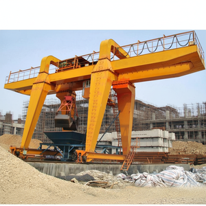 Grue <span class=keywords><strong>portique</strong></span> à double poutre de type MZ, 5-20T, contrôlée par PLC, portée 35M, hauteur de levage 10m - Product Image 1