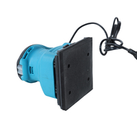 Ponceuse orbitale électrique portable haute performance de forme carrée pour le travail du bois