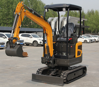 Nouvelle livraison gratuite JIAHE Mini-excavatrice sur chenilles de 1,5 tonne, godet de 0,025 m, moteur EPA de 10,2 kW, petite machine de terrassement