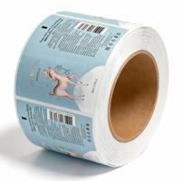 Étiquettes adhésives personnalisées pour emballages de produits de marque privée, impression de logo, autocollants en vinyle, autocollants en papier, rouleaux d'étiquettes