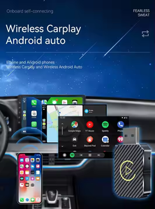 Adaptateur CarPlay sans fil universel Plug and Play pour Apple et Android Auto, prend en charge iOS 11/12/13, Wi-Fi intégré, compatibilité mondiale - Product Image 6