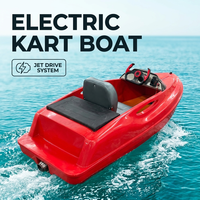Kart électrique prêt à être expédié, bateau à propulsion par jet d'eau, rouge, pour karting aquatique, embarcation personnelle, motomarine