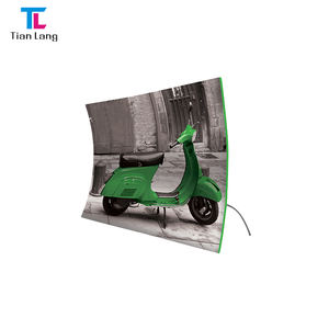 TianLang support personnalisé toile de fond personnalisé imprimé 360 photobooth vidéo spinner photomaton cercle enceinte - Product Image 5