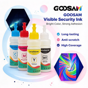 Goosam 100ML <b>UV</b> Fluorescent Invisible Security Ink for Epson Digital Inkjet Printer Anti Counterfeit Wholesale - Product Image 1