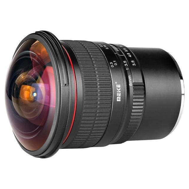 Meike 8mm F3.5 Camera Lens Wide Angle Fisheye Camera Lens for Canon Nikon Sony Olympus Panasonic Fujifilm Mirrorless Camera