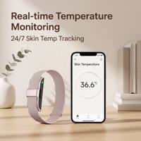 Bracelet intelligent multifonctionnel avec moniteur de température corporelle et de SpO2, montre de sport étanche pour le suivi de la santé et du sommeil