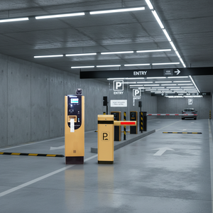 Sistema de tickets de estacionamiento con código de barras, sistema inteligente de tickets de estacionamiento para vehículos - Product Image 1