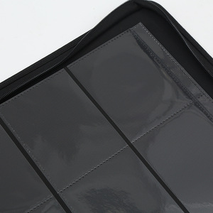 Reliure pour cartes à collectionner en cuir PU de qualité supérieure, 9 pochettes, 320 cartes, <span class=keywords><strong>album</strong></span> à fermeture éclair, grande capacité, blocage RFID, porte-cartes de collection - Product Image 5