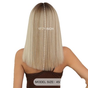 Perruque en cheveux humains européens, ligne de cheveux naturelle, petits nœuds, qualité salon casher juif, perruques pour femmes, vente en gros, douces et lisses - Product Image 1