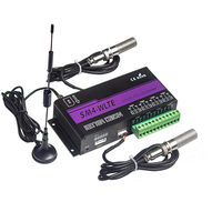 SMS GSM 4G LTE APP Web Remote Controller Relé de 4 canales Interruptor de ENCENDIDO/APAGADO Sensor de humedad de la SM4-WLTETemperature opcional