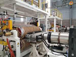 プラスチック押出機PVCマシンシート押出ラインPVC SPCフローリング製造ライン工場供給 - Product Image 4