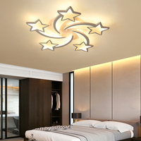 Lámpara decorativa contemporánea para habitación y sala de estar Oem Odm Control remoto iluminación de la casa Techo Luz de techo Led moderna