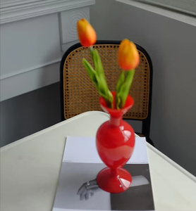 <span class=keywords><strong>Vase</strong></span> <span class=keywords><strong>en</strong></span> <span class=keywords><strong>verre</strong></span> coloré jade aqua soufflé à la main personnalisé <span class=keywords><strong>vase</strong></span> bouteille <span class=keywords><strong>en</strong></span> <span class=keywords><strong>verre</strong></span> <span class=keywords><strong>tulipe</strong></span> rose oeillet - Product Image 5