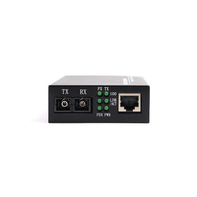 Yunvo 10/100 Fiber Media Converter Bridging Multimode Dual Fiber Ethernet to Fiber Converter 1310nm 2km 25KM SC/ST/FC for CCTV
