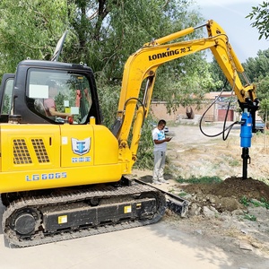 Hydraulic <b>Auger</b> Drive for Excavators & Cranes with High Torque Output Drilling Foundation Holes & Ground <b>Posts</b> - Product Image 3