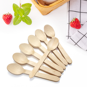 Couverts jetables <span class=keywords><strong>en</strong></span> <span class=keywords><strong>bois</strong></span> écologiques, <span class=keywords><strong>cuillère</strong></span> <span class=keywords><strong>en</strong></span> <span class=keywords><strong>bois</strong></span> de 160 mm de qualité alimentaire - Product Image 5
