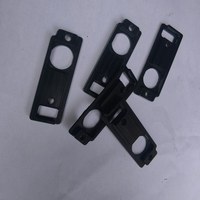 Pièces prototypes en POM Delrin noir usinées sur mesure par CNC, échantillon de prototypage rapide, support, bague, usine OEM ODM