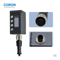 Capteur de distance laser CORON GLZ-D10MPUIR, analogique PNP 0-10V 4-20mA RS485, connecteur M12, portée de détection longue distance 0,1-10 mètres