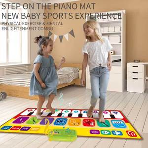 Tappetino per pianoforte musicale per bambini giocattoli educativi tappetino per tastiera per pianoforte tappeto per bambini numero coperta Touch Playmat 2022 - Product Image 3