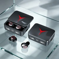 Headphone Nirkabel M90 TWS Earphone Kontrol Sentuh Earbud Olahraga Stereo HiFi Headset Gaming Dengan Mikrofon untuk Ponsel Pintar