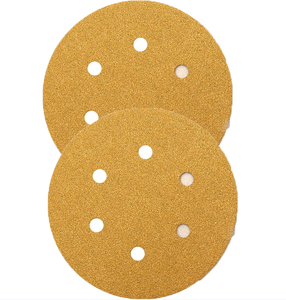 Круглый абразивный диск из оксида алюминия, 5 дюймов, черный, на липучке, от китайского производителя - Product Image 6