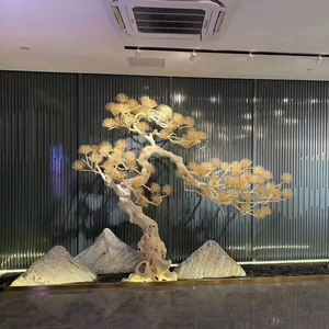 Pohon pinus buatan tangan kustom tampilan 100% alami musim gugur pohon pinus buatan untuk Hotel restoran dekorasi rumah dalam ruangan - Product Image 6