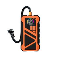 Batterie externe de démarrage d'urgence 10000mAh 1000A pour voiture, camion, moto, avec compresseur d'air, double fonction, grande capacité, LED
