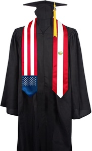 Bufanda de Graduación de Poliéster y Algodón de Alta Calidad para Adultos, Sublimada, Precio de Fábrica al por Mayor - Product Image 3